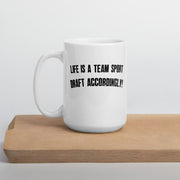 GIVE TEAM - DRAFT ACCORDINGLY! Mug